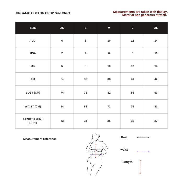 Organic Cotton Crop Tee